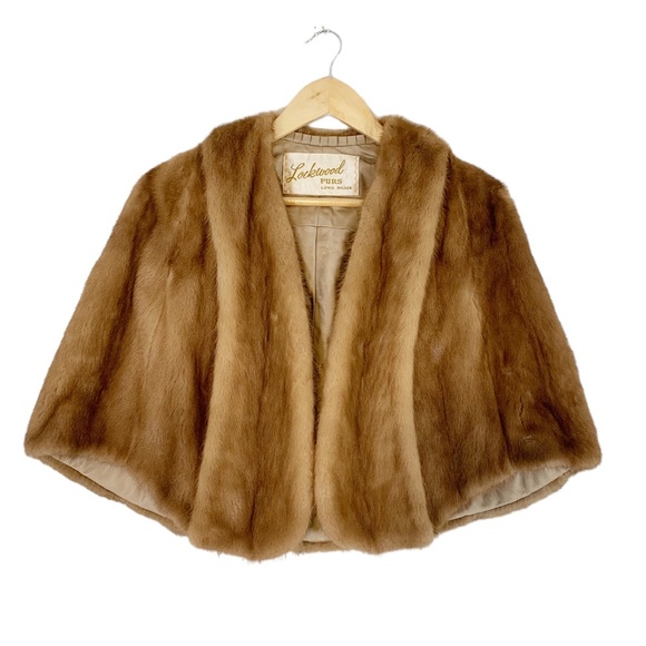 Lockwood Furs Jackets & Blazers - Lockwood Furs Vintage 1950s Mink Stole
